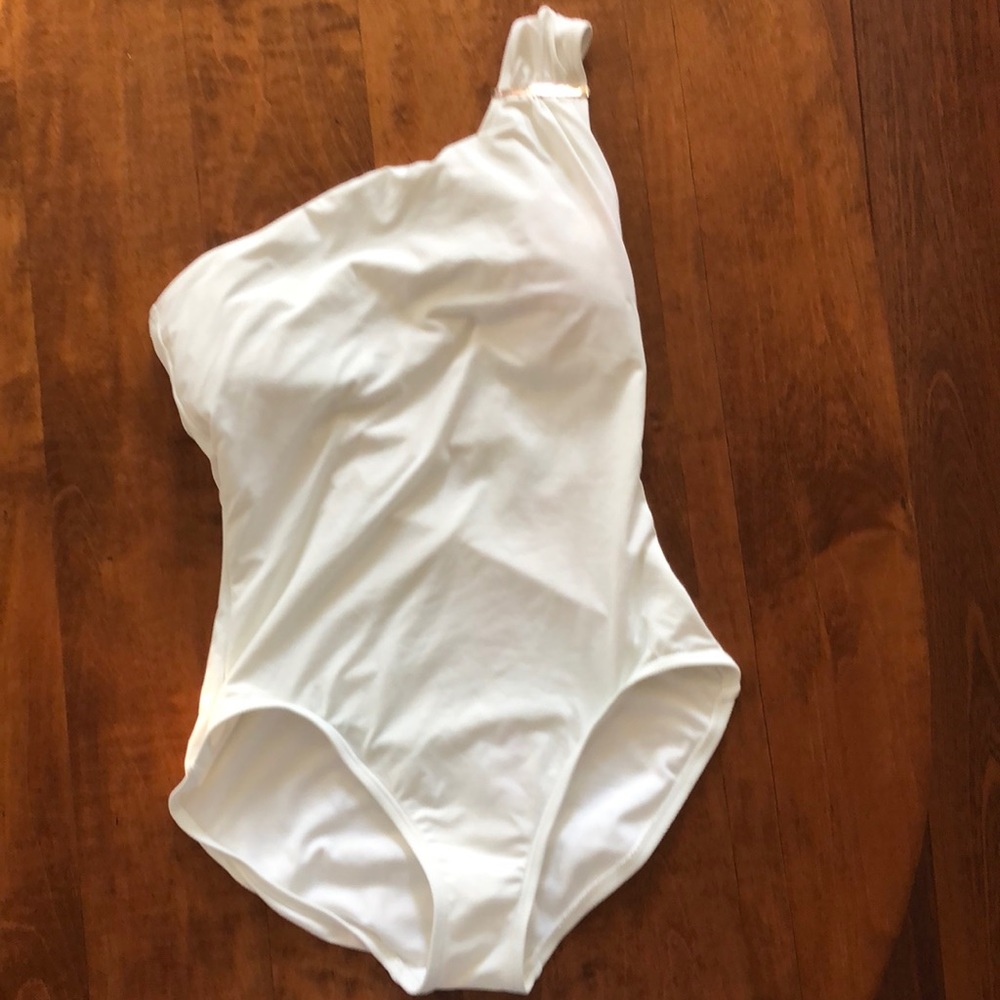 New without Tags Michael Kors White one piece bathing suit